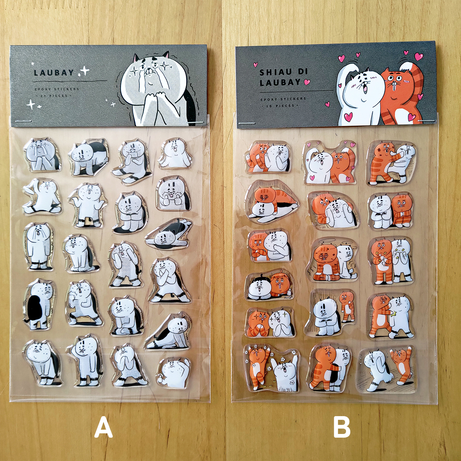 【ehcat貓室友】貓室友滴膠貼紙