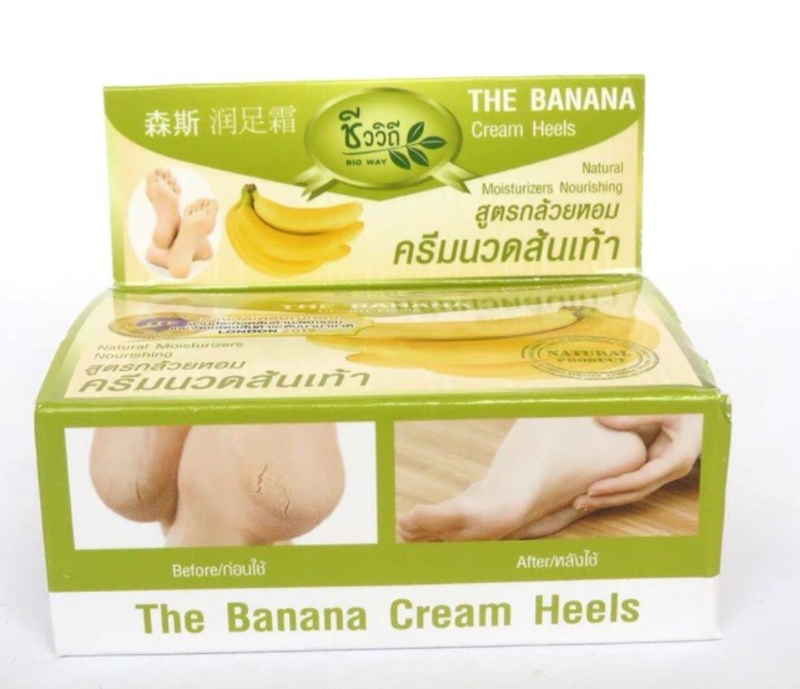 泰國 The Banana 森斯潤足霜 30g｜日常足部滋潤 乾裂腳跟保養