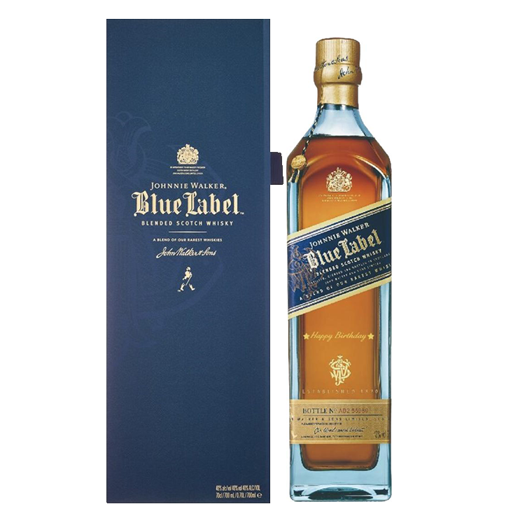 Johnnie Walker 藍牌蘇格蘭威士忌 750ml (⭐Happy Birthday⭐)