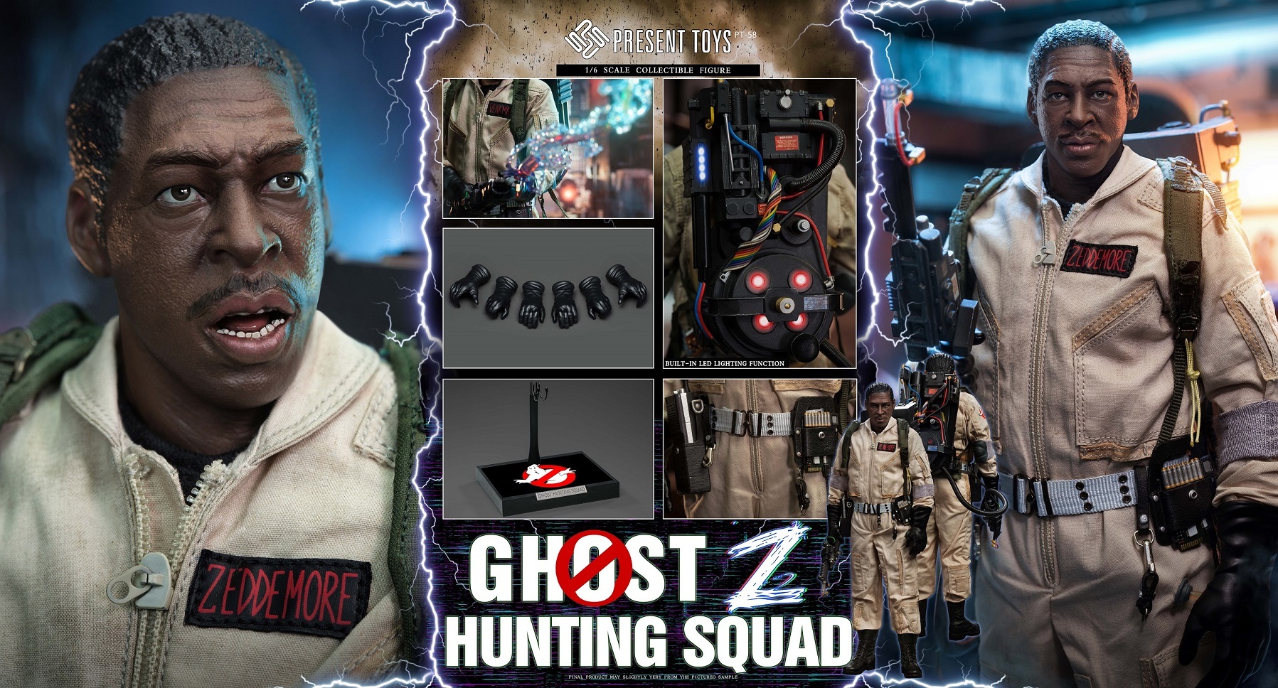 Present Toys SP58 1/6 Scale Ghost hunting squad Z (現貨）