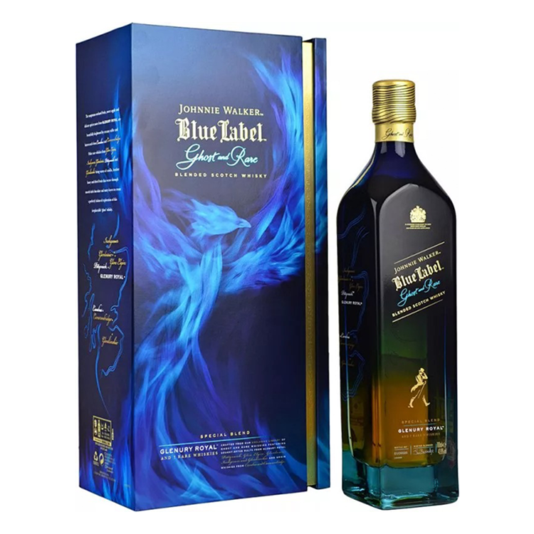 JOHNNIE WALKER Blue Label Ghost & Rare Glenury Royal 750ml