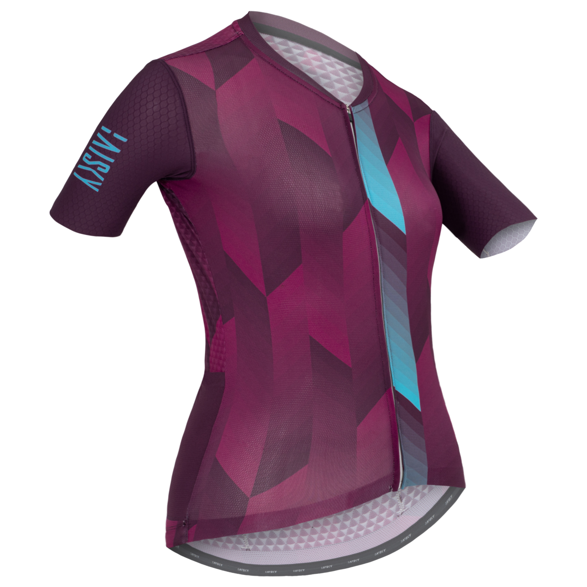 女款空力短車衣 山菱 紫