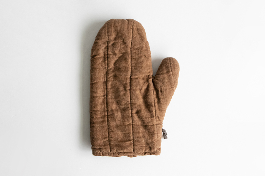 Lino e Lina-隔熱手套/黃褐