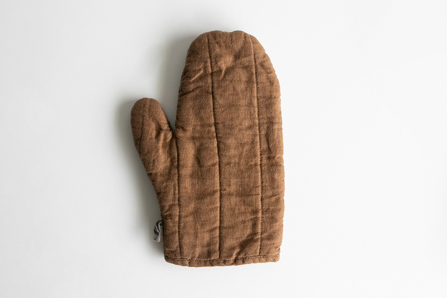 Lino e Lina-隔熱手套/黃褐