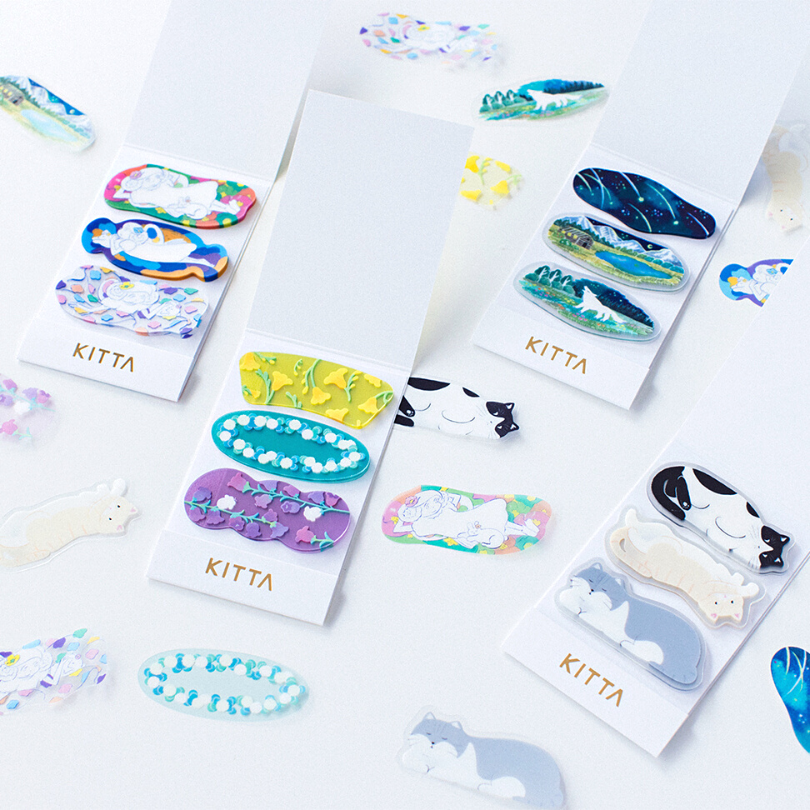 King Jim Masking Tape－KITTA Die-cut Clear Series (Japanese Stationery Brand)