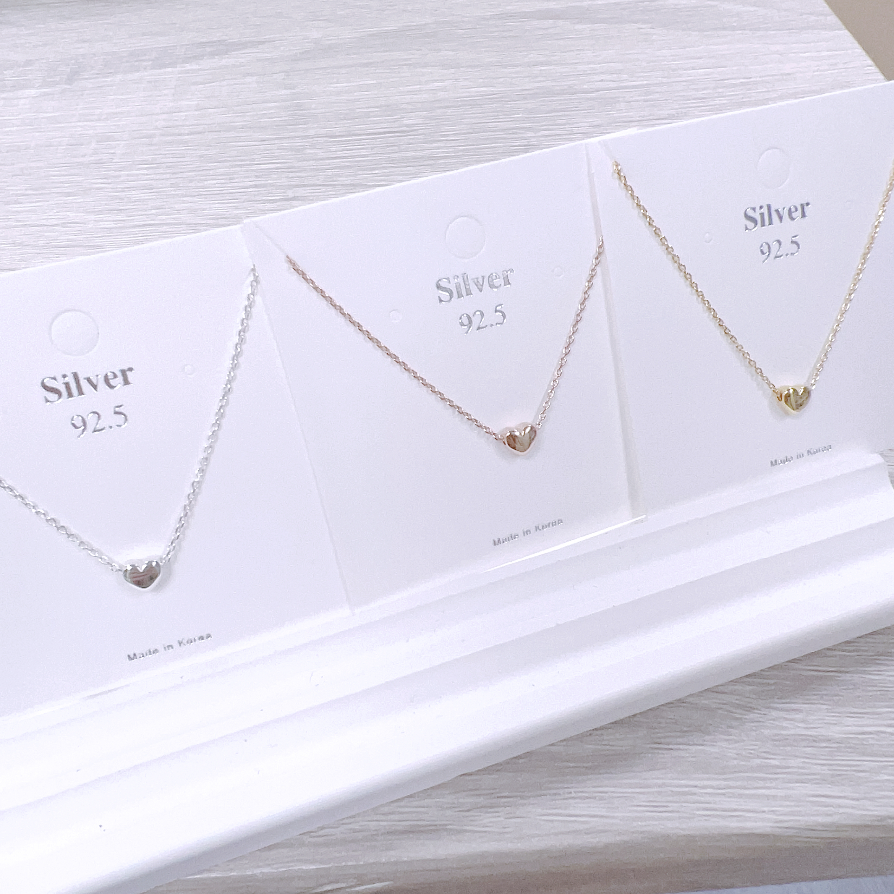 現 貨 | KR 925純銀 Heart 頸鏈