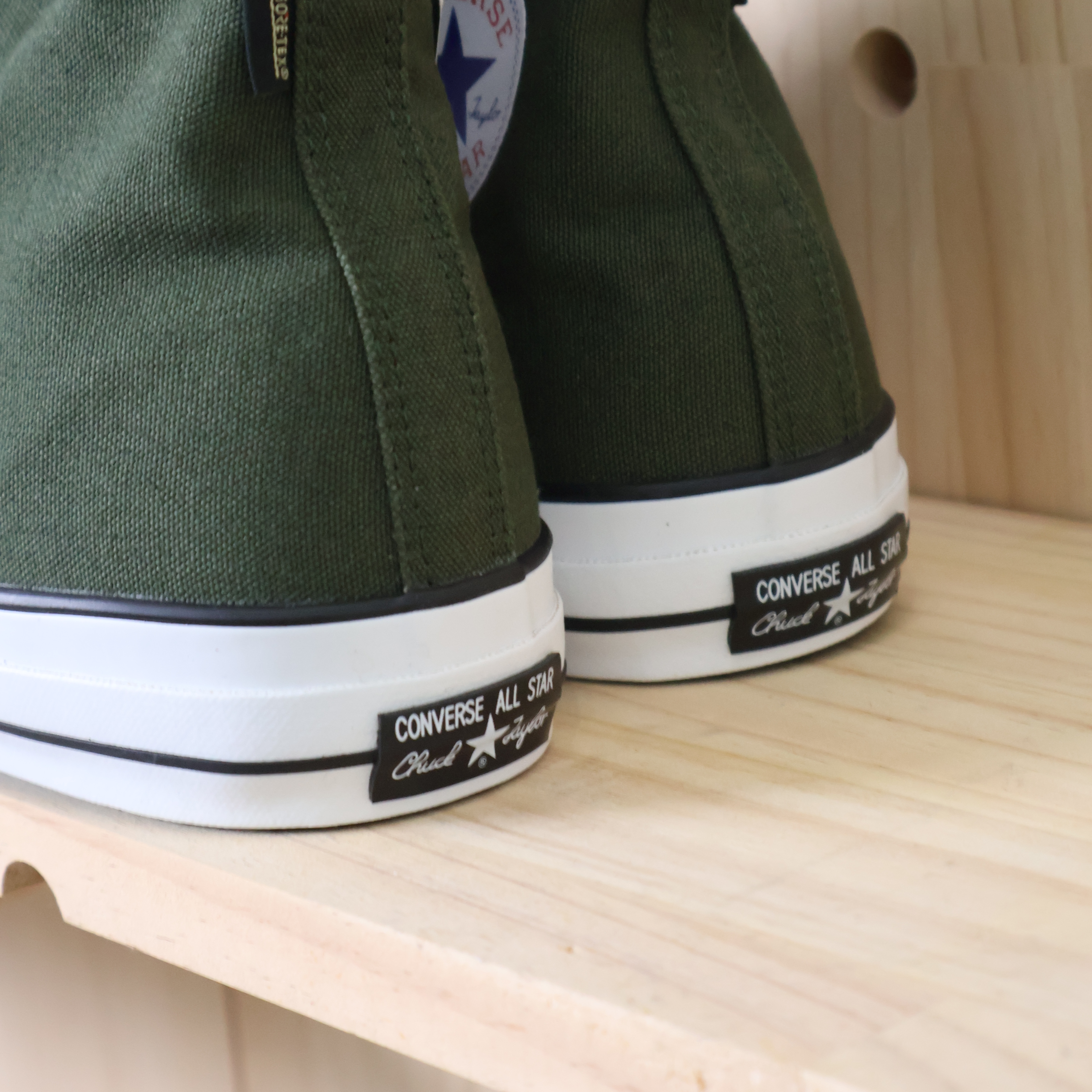 CONVERSE ALL STAR 100 GORE-TEX HI 日本 限定 防水 高統 帆布鞋 綠 現貨