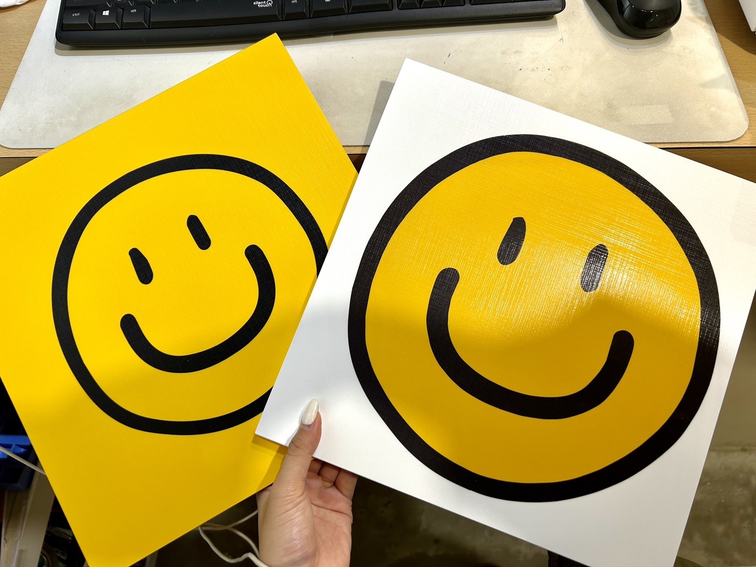 《1951》黃色笑臉裝飾擺設畫