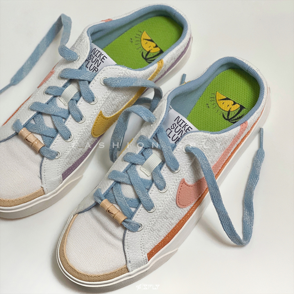 Nike Court Legacy Mules 鴛鴦勾 竹子鞋扣 DV1741-181