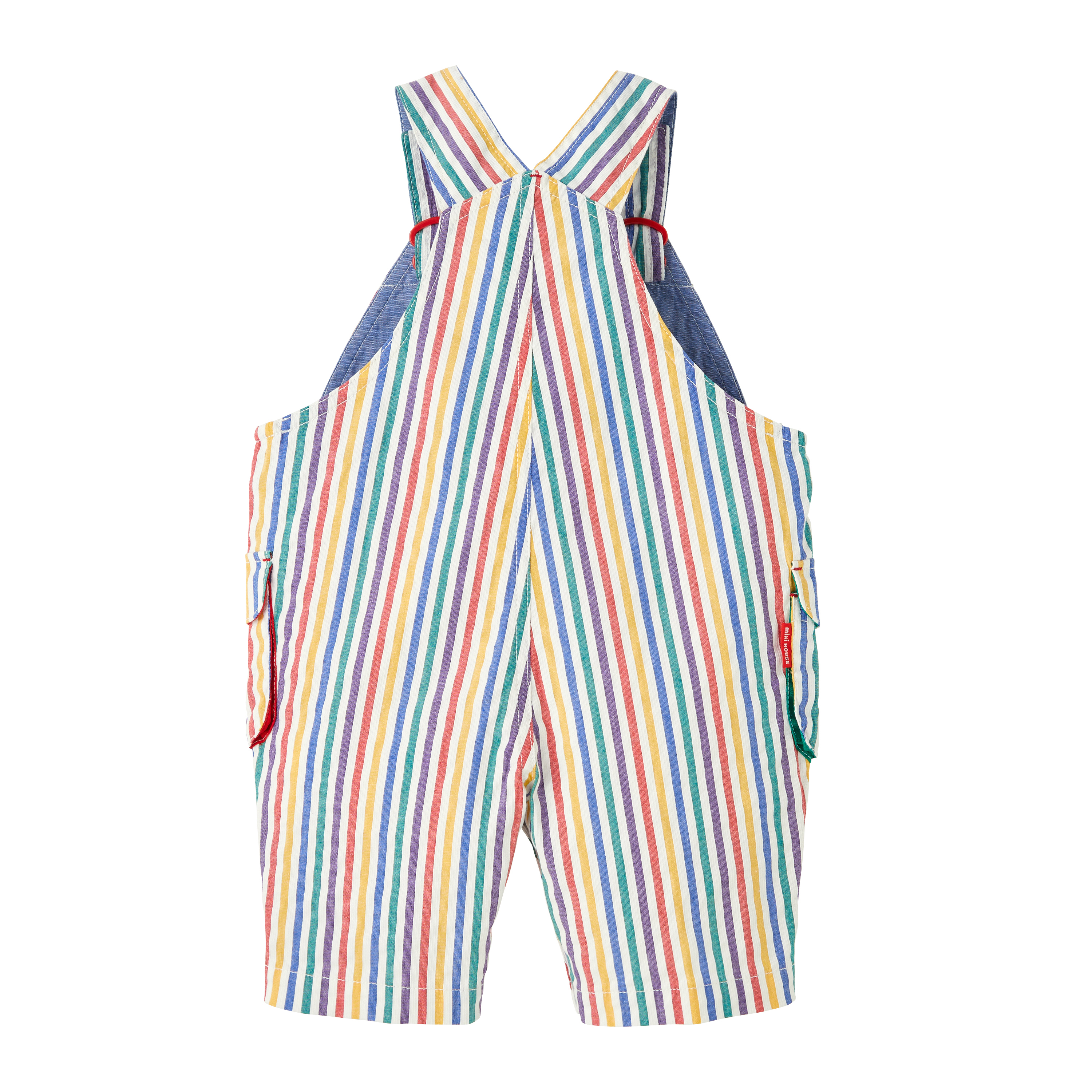 Miki House 條紋工人褲