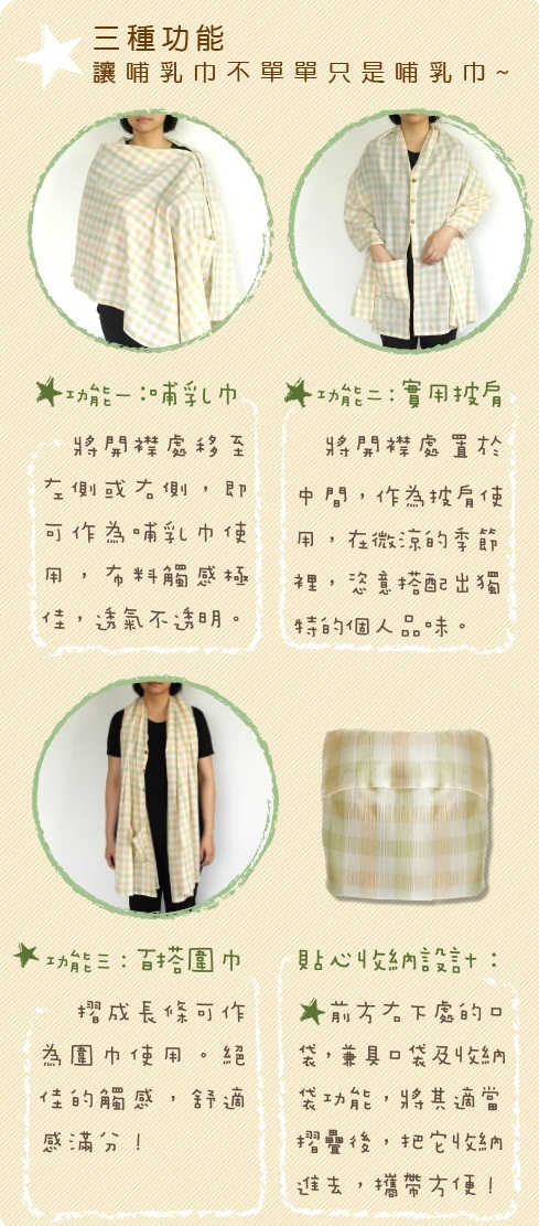 哺乳巾 | 藍天畫布有機棉