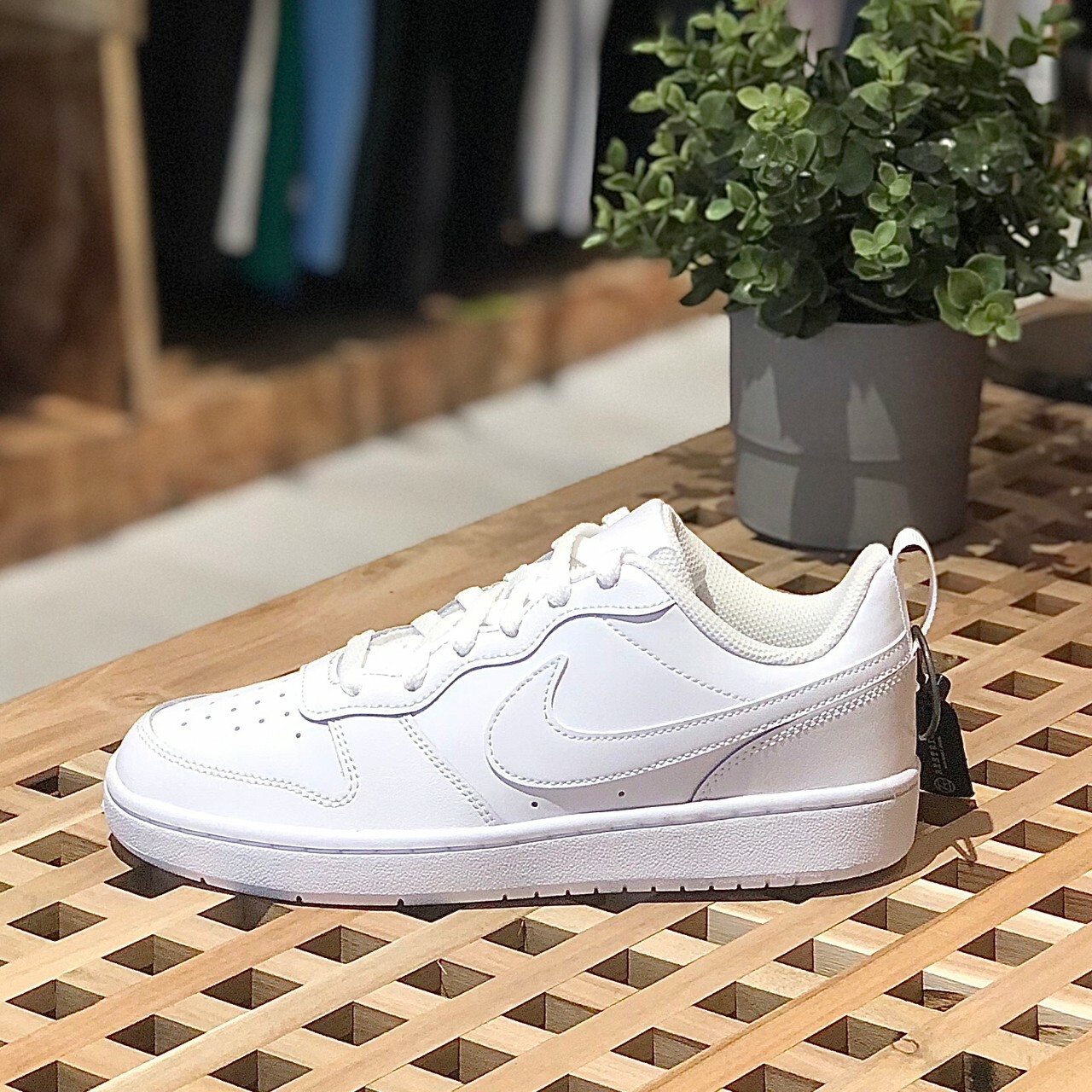 Nike Court Borough Low 2 (GS) 全白 大童款 小Dunk 小白鞋 BQ5448-100