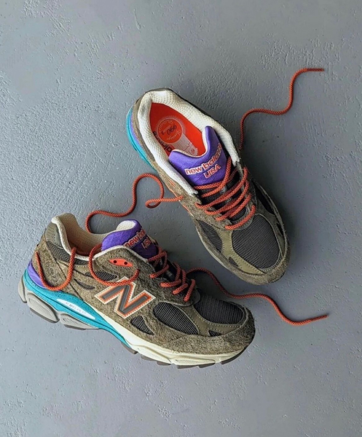 代購 New Balance 990v3 x YCMC 復古休閒鞋 跑步鞋 橄欖綠 APR-