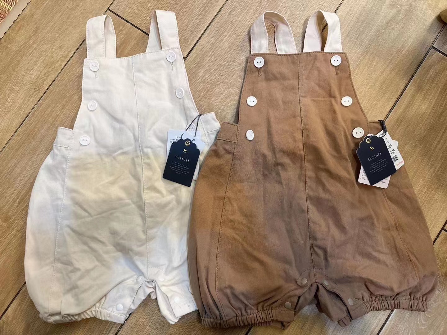 🌸日單 𝐂𝐨𝐭𝐭𝐨𝐥𝐢 扭扣背帶褲