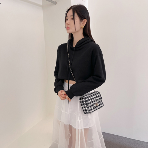 [GBCC]  Russ crop hood tee