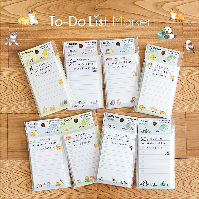 Mind Wave Sticky Note－Mame Mame To-do List Series (Japanese Stationery Brand)