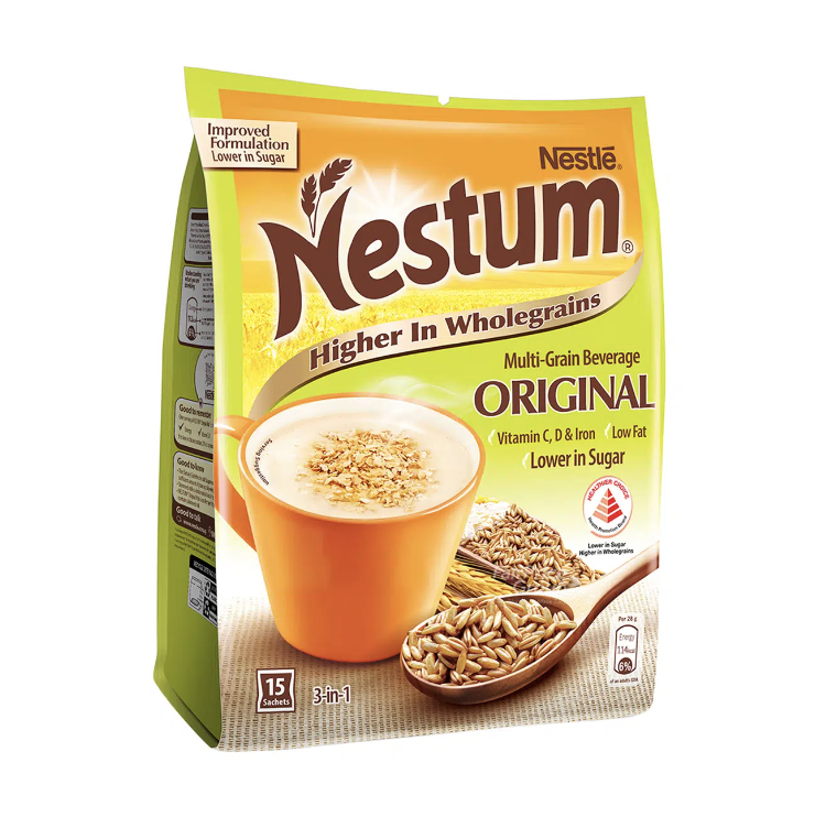 Nestle Nestum 3 in 1 Instant Cereal Milk Drink - Brown Rice