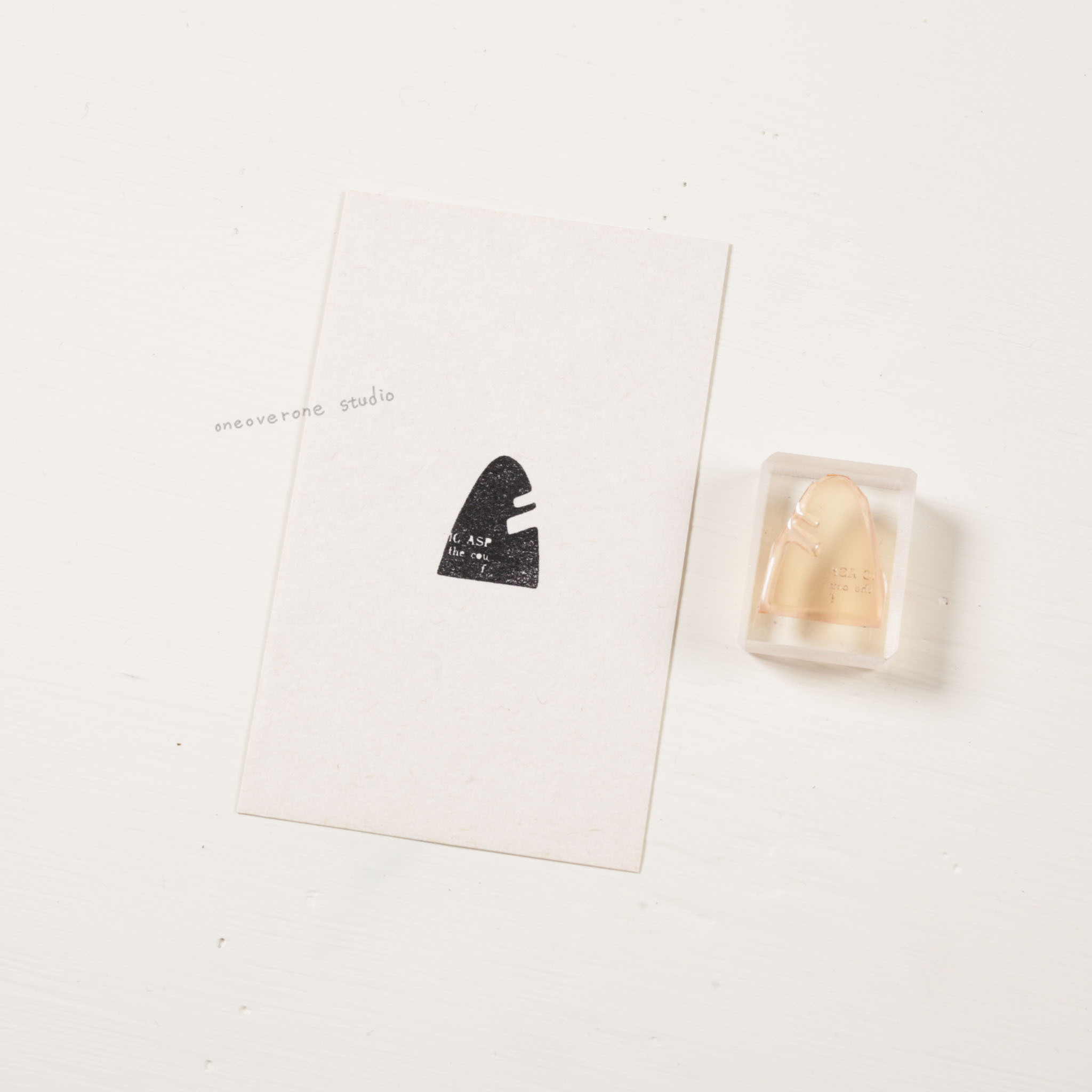 小山丘01 膠版印章/一分之一工作室/臺灣