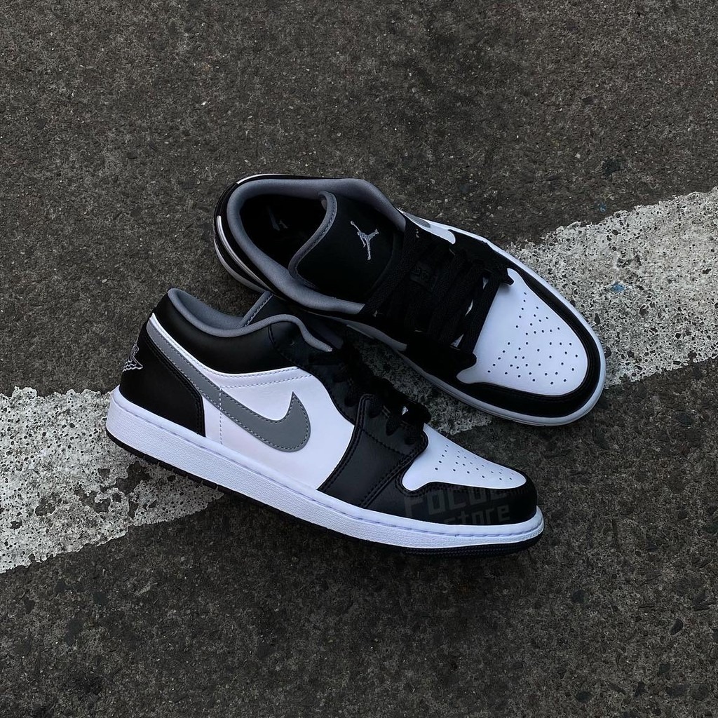 Air Jordan 1 Low 'Black Medium Grey' 影子 553558-040【現貨商品】