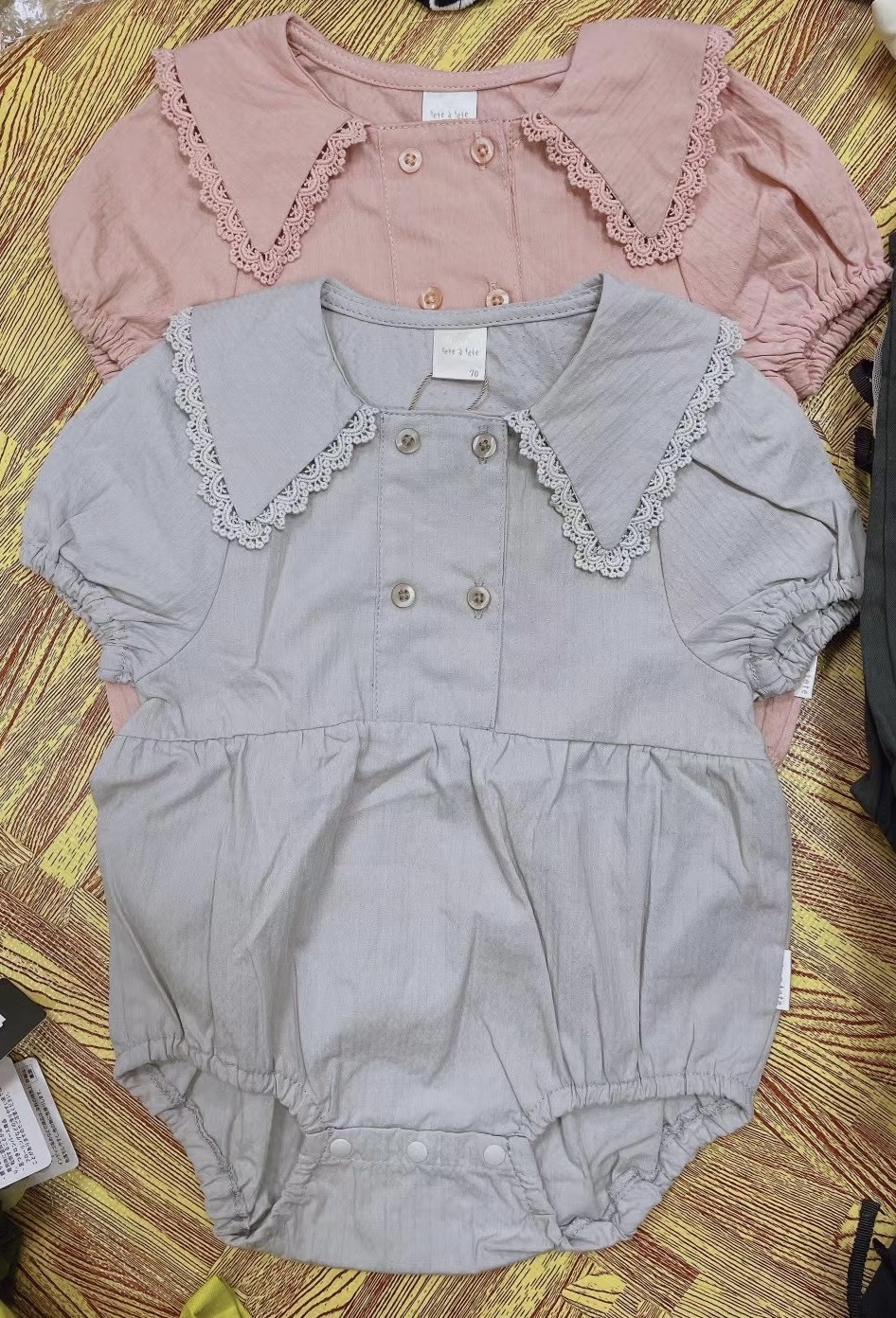 🌸日單 𝙩𝙚𝙩𝙚 𝙖 𝙩𝙚𝙩𝙚 娃娃領包屁衣