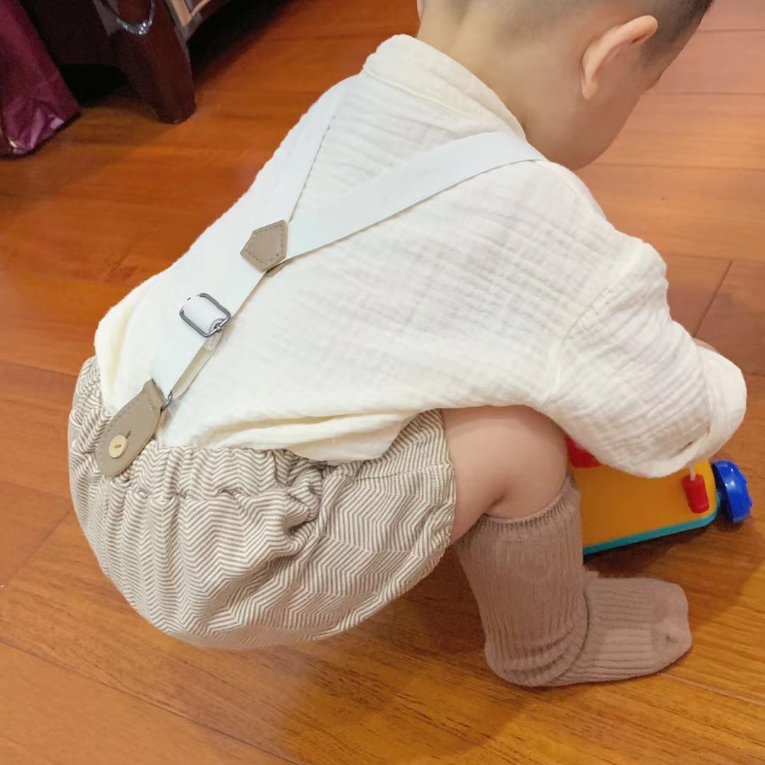 🌸日單 𝐂𝐨𝐭𝐭𝐨𝐥𝐢 箭嘴紋背帶包屁褲 (不含條紋背帶))