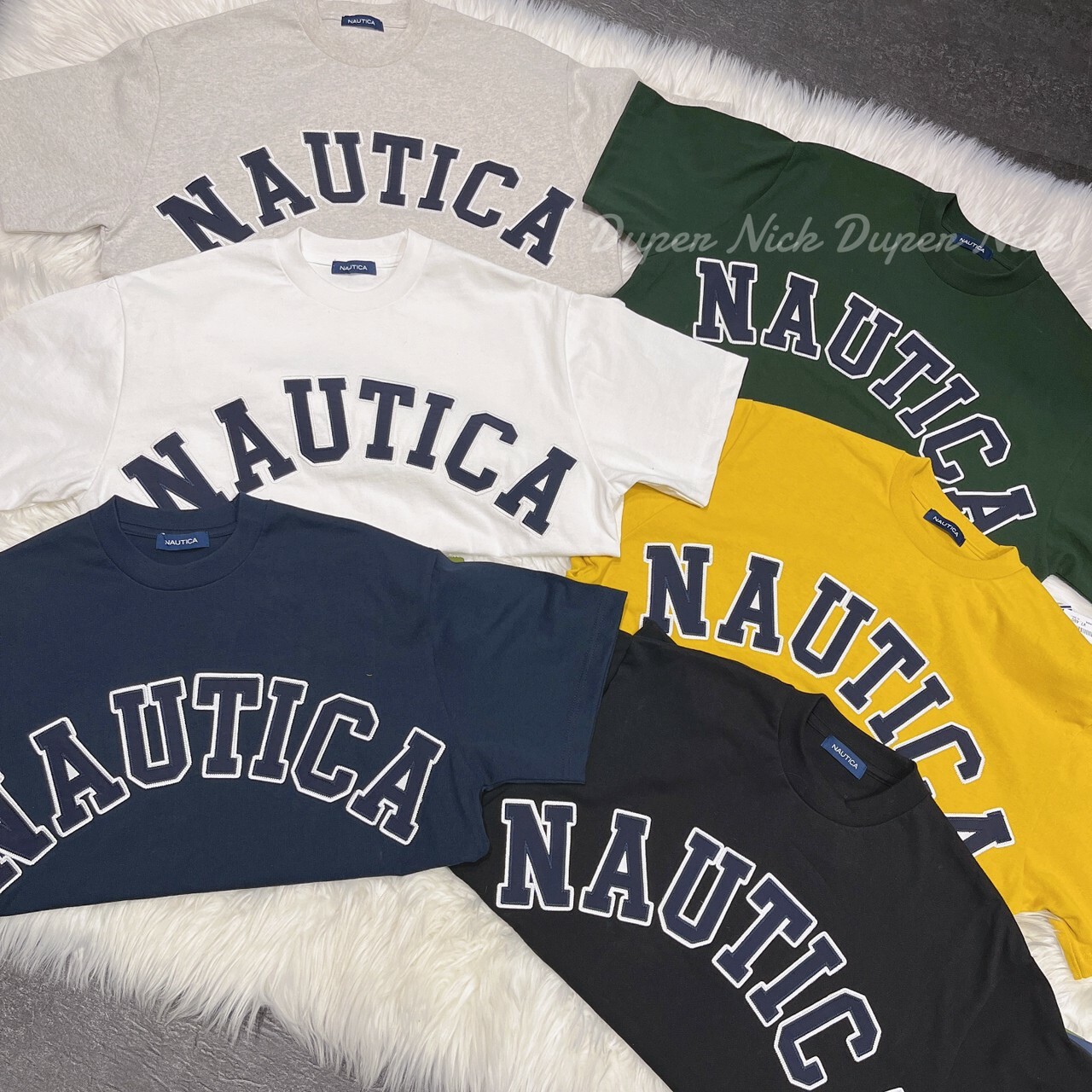 NAUTICA  大LOGO短TEE