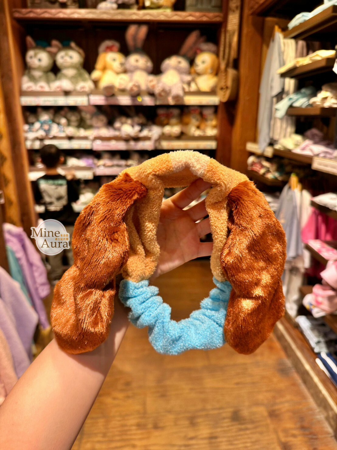 (現貨) 小姐 Lady 絨毛 立體耳朵造型 髮帶 洗臉髮帶 小姐與流氓 Lady and the Tramp -香港迪士尼樂園