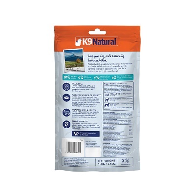 K9 凍乾狗-牛肉藍尖鱈魚盛宴 500g/ 1.8kg/ 3.6kg