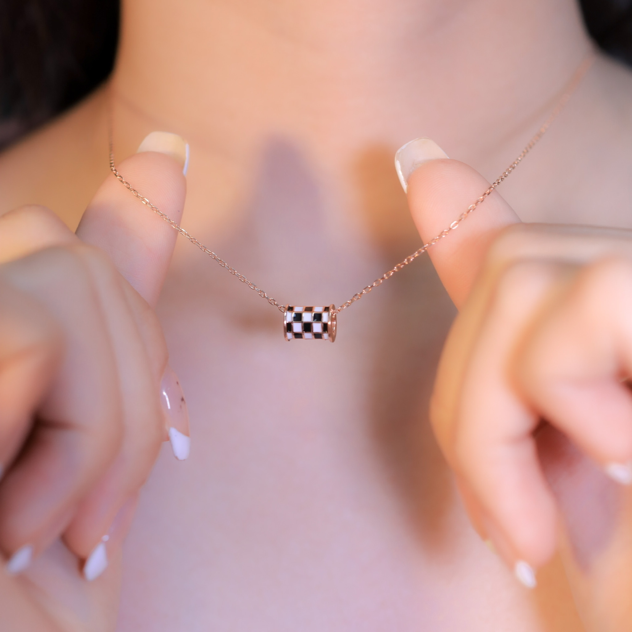 | 999 Silver・White Gold・Rose Gold | Perfect Match Necklace（Silver / Rose Gold) | NE0553 |