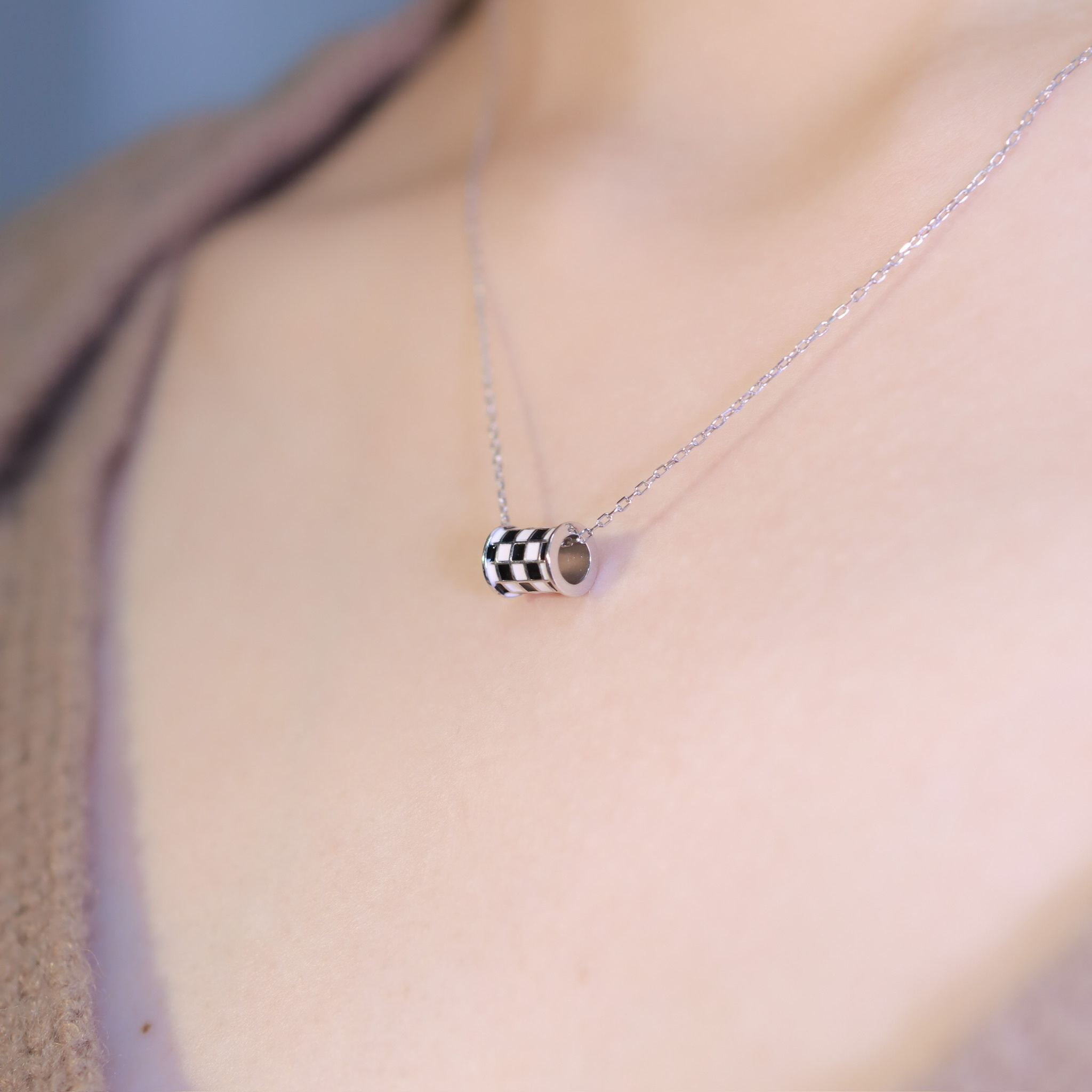 | 999 Silver・White Gold・Rose Gold | Perfect Match Necklace（Silver / Rose Gold) | NE0553 |