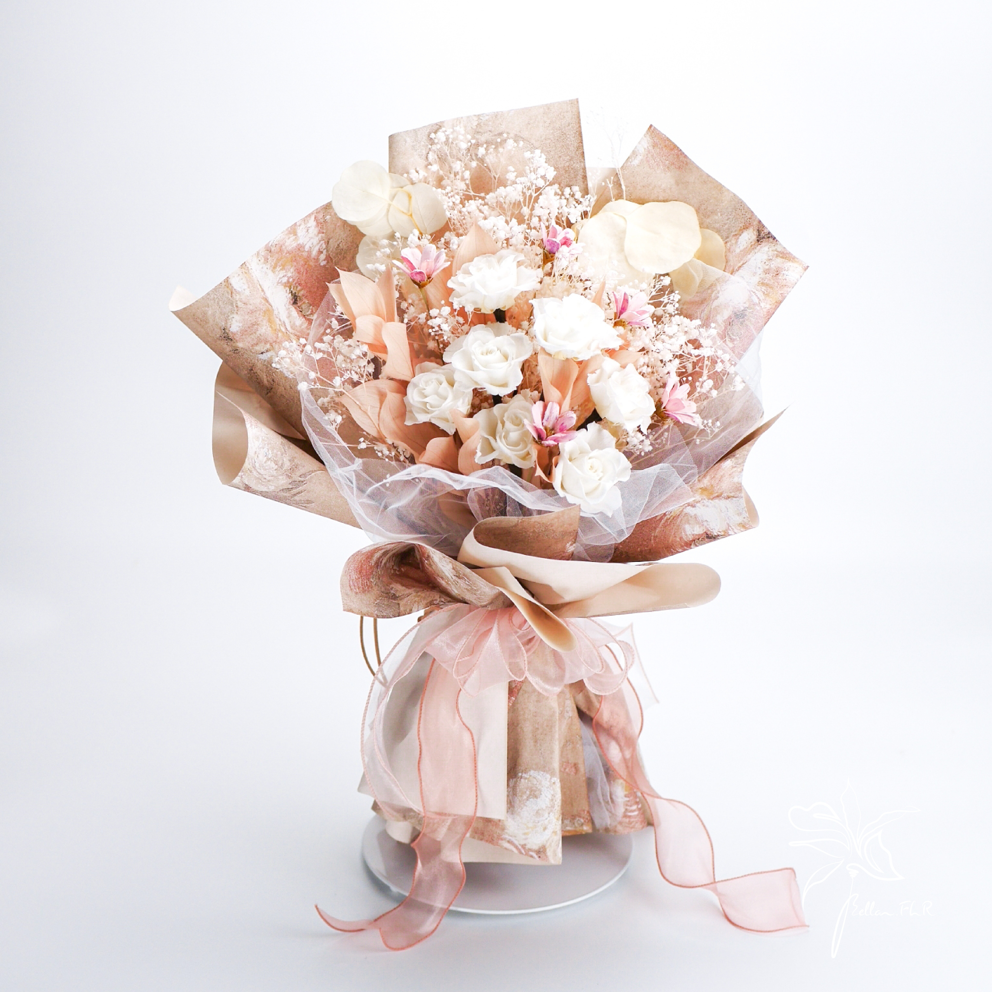 【夢中情人】中型永生乾燥花束