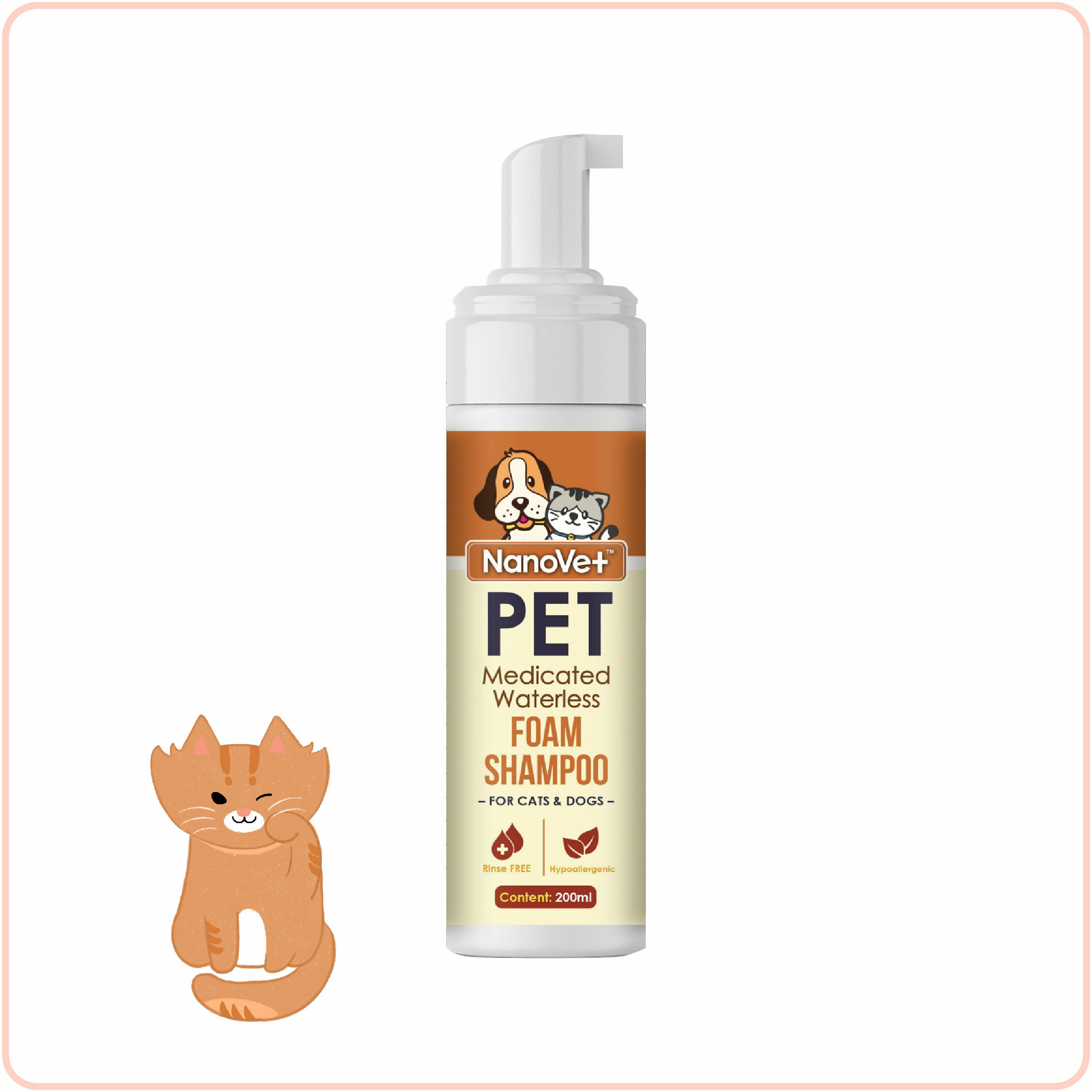 NANOVET Foam Shampoo