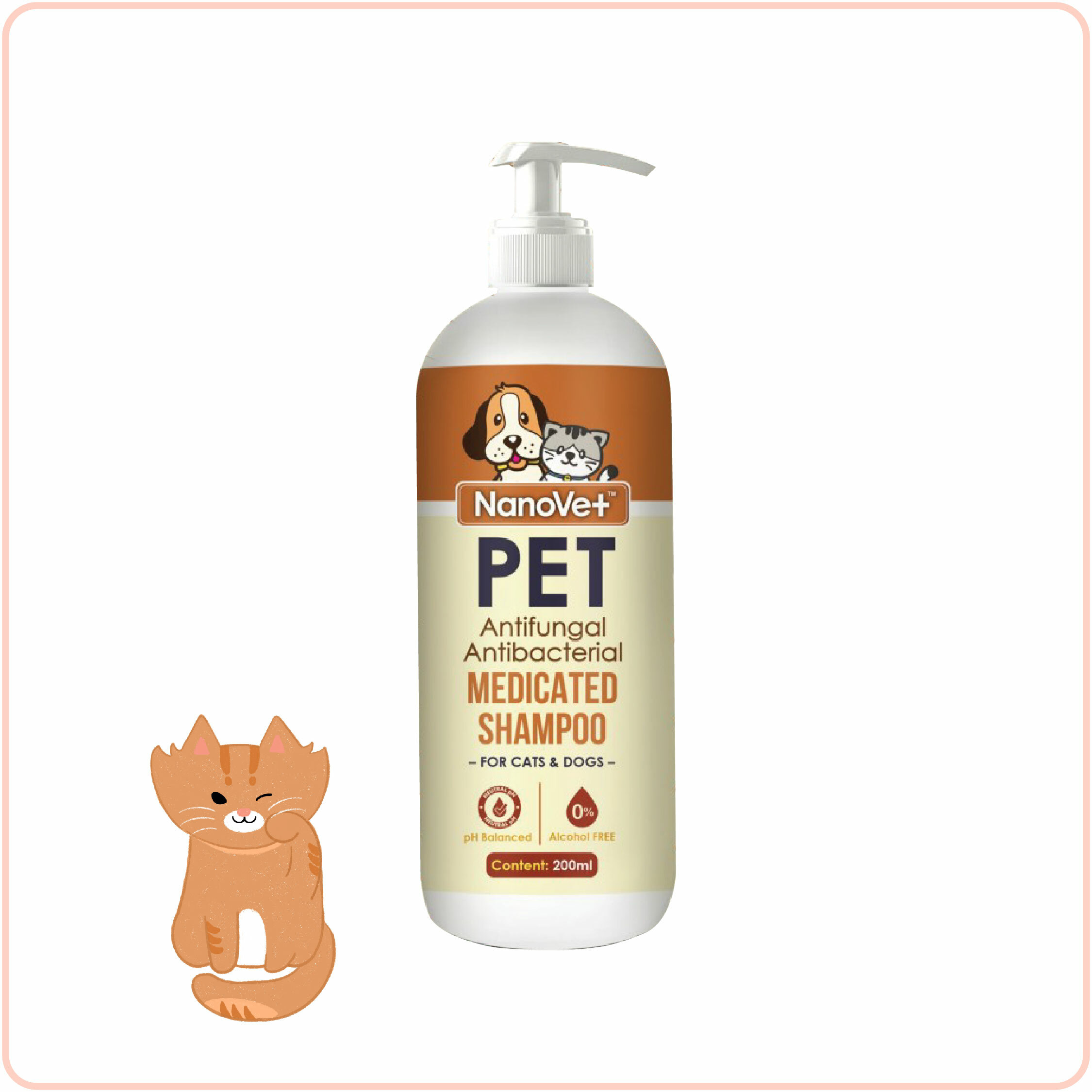 NANOVET Medicated Shampoo