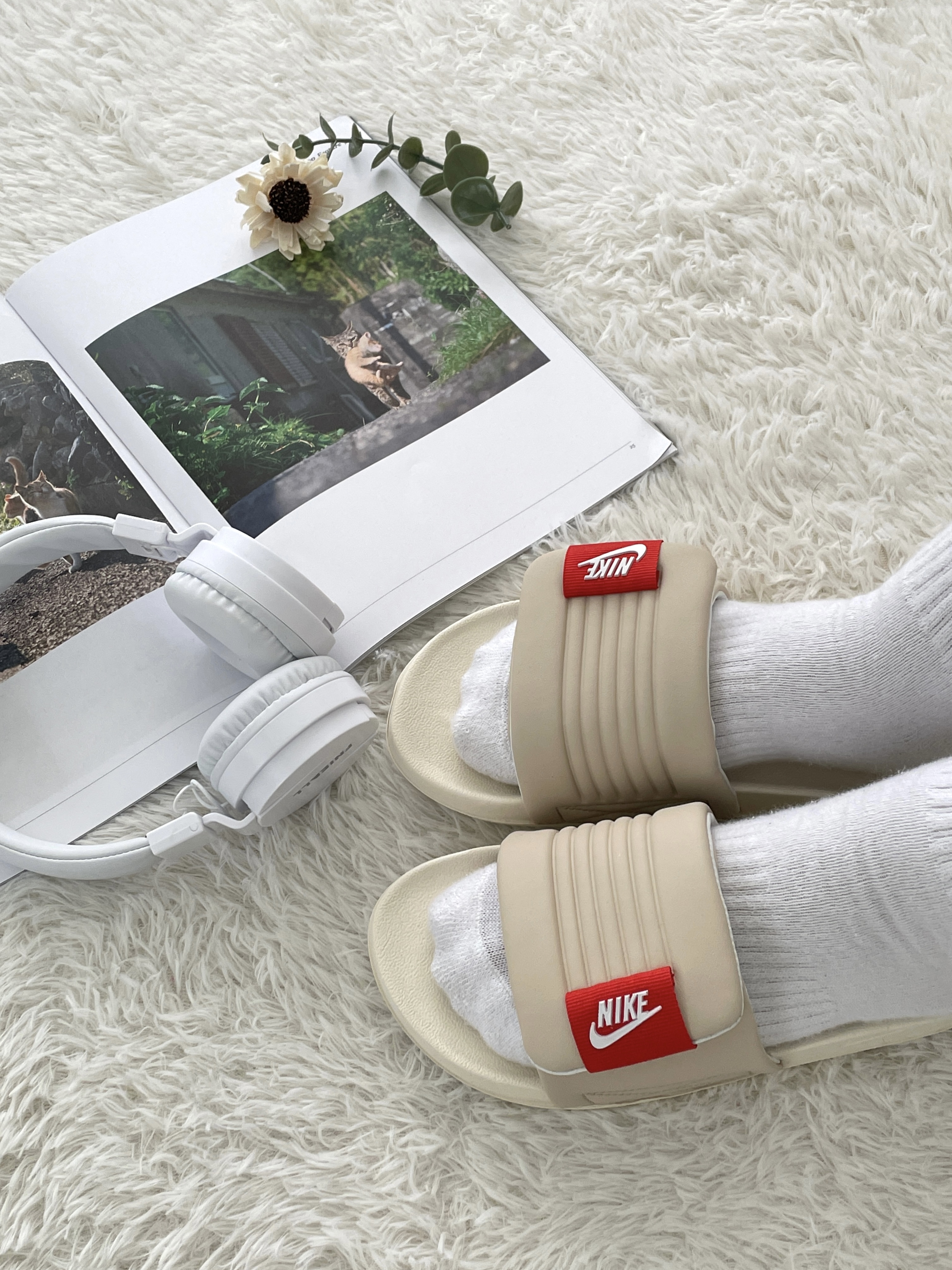 現貨 Nike Offcourt Adjust Slide 輕便魔鬼氈防潑水 拖鞋 DV1033-100 DQ9624-003