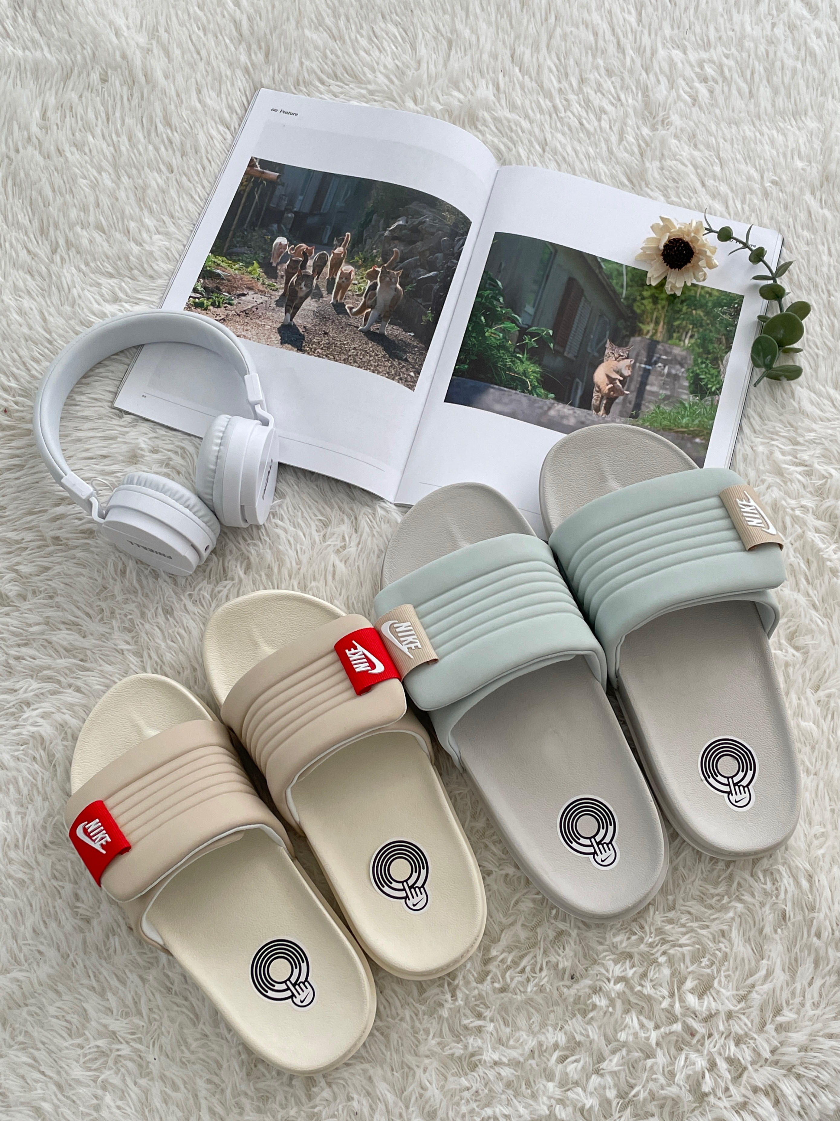 現貨 Nike Offcourt Adjust Slide 輕便魔鬼氈防潑水 拖鞋 DV1033-100 DQ9624-003