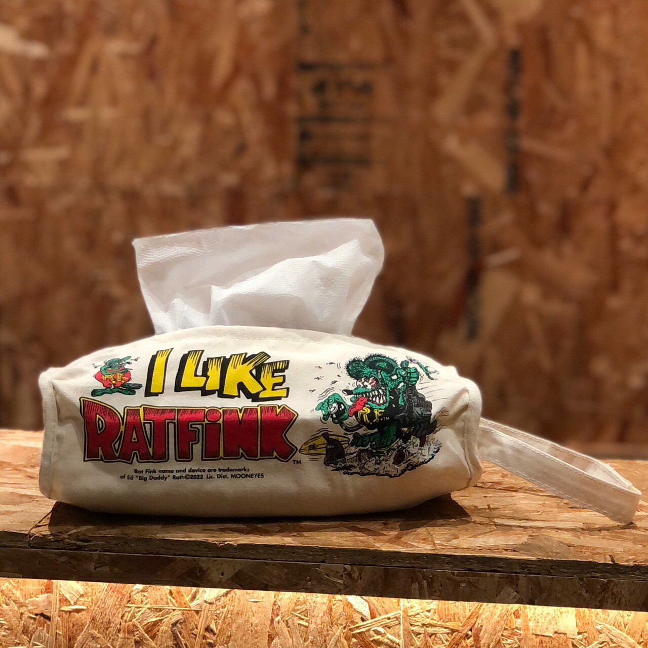 Rat Fink 芬克鼠 卡通畫風帆布面紙套