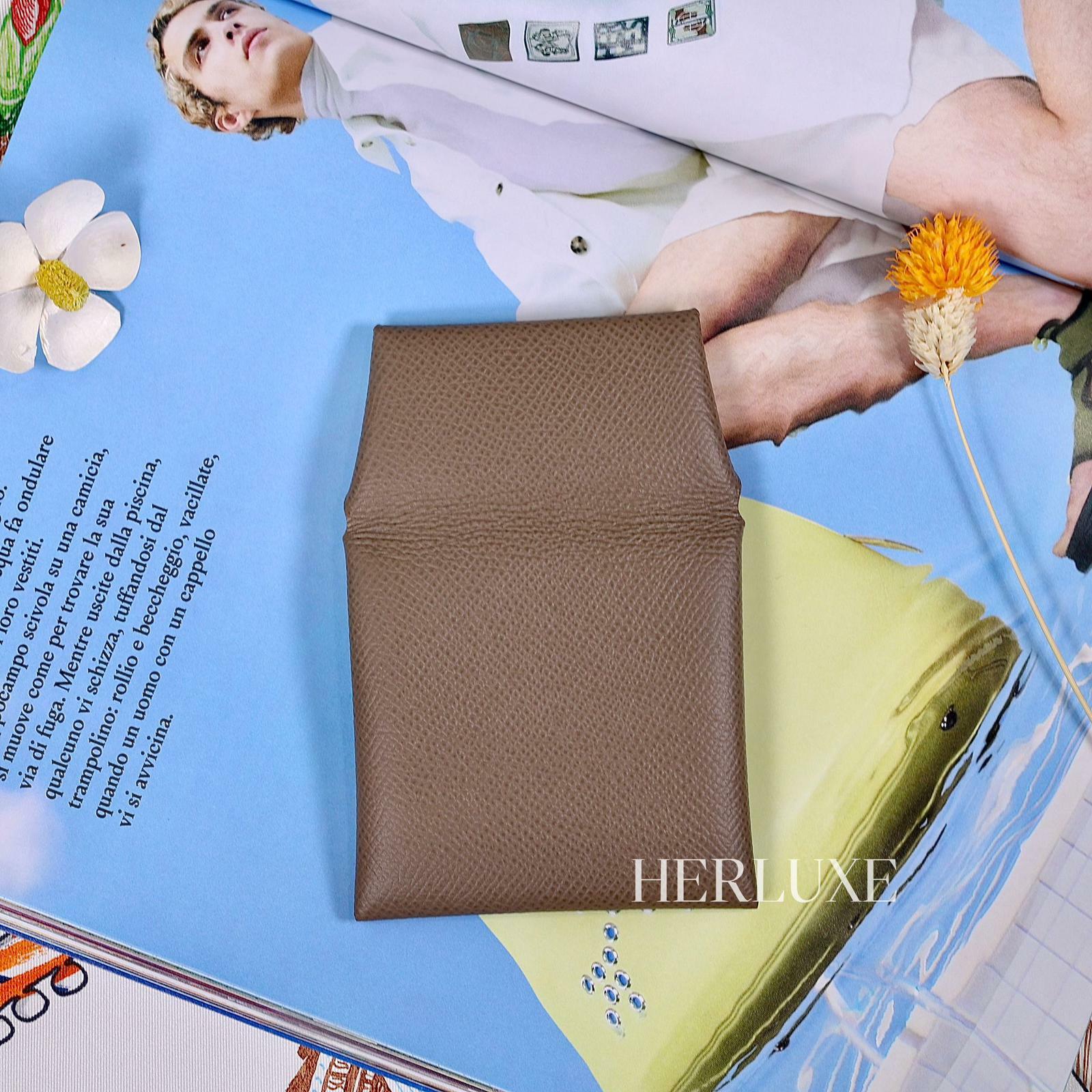 Bastia change purse 18 etoupe epsom