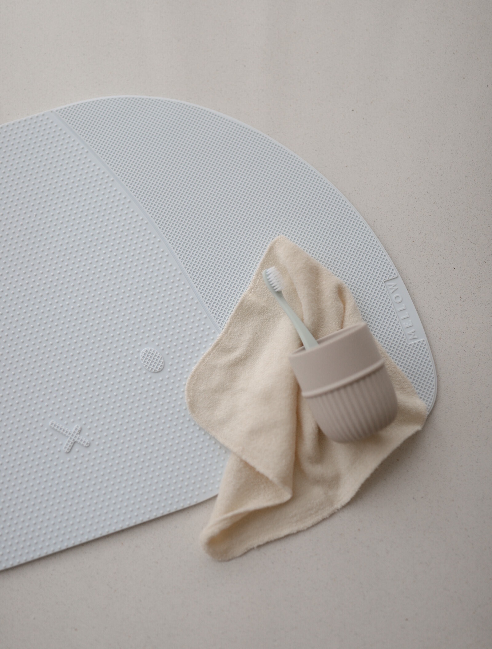 矽膠防滑浴墊-天藍色