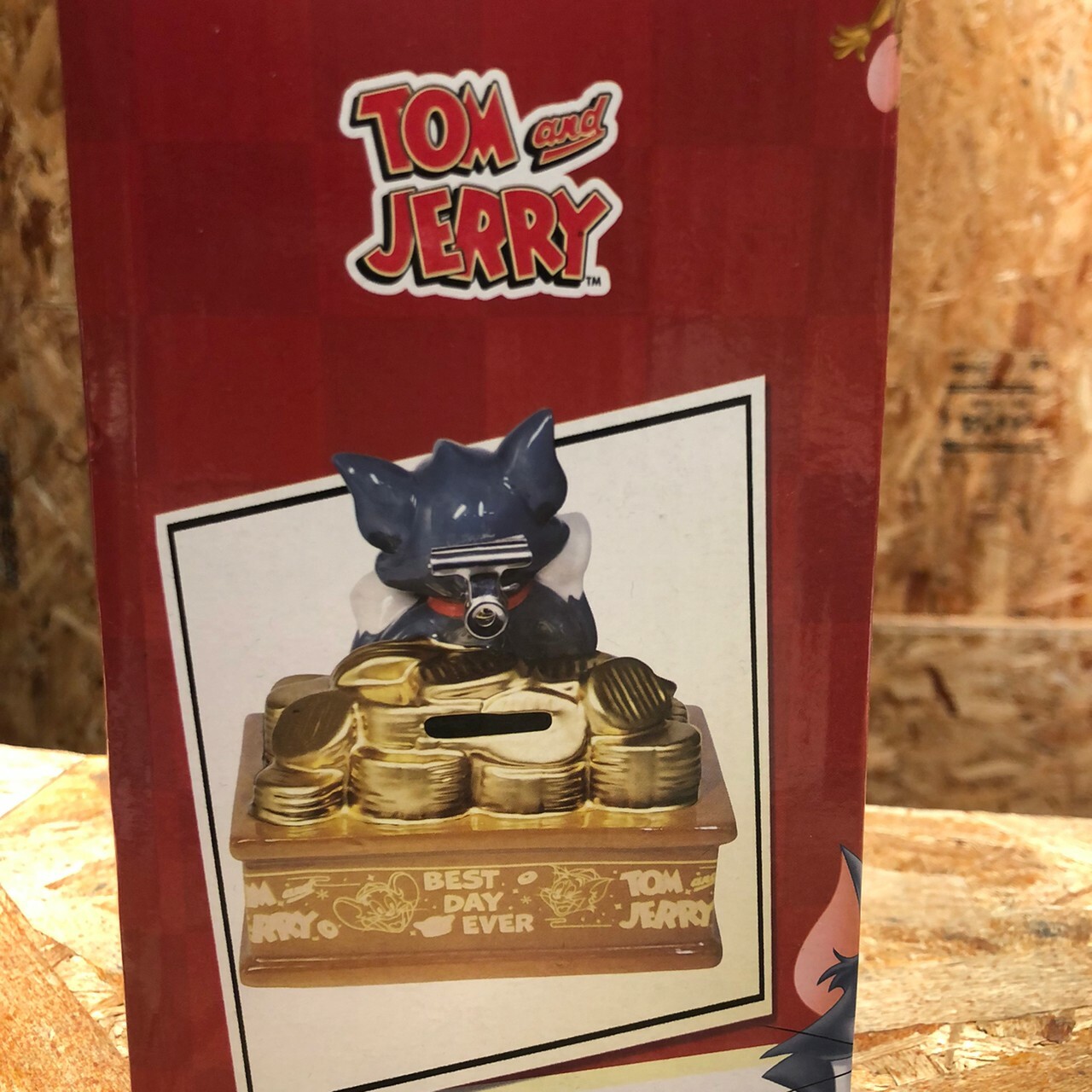 Tom and Jerry湯姆貓與傑利鼠 造型存錢筒 (招財貓)