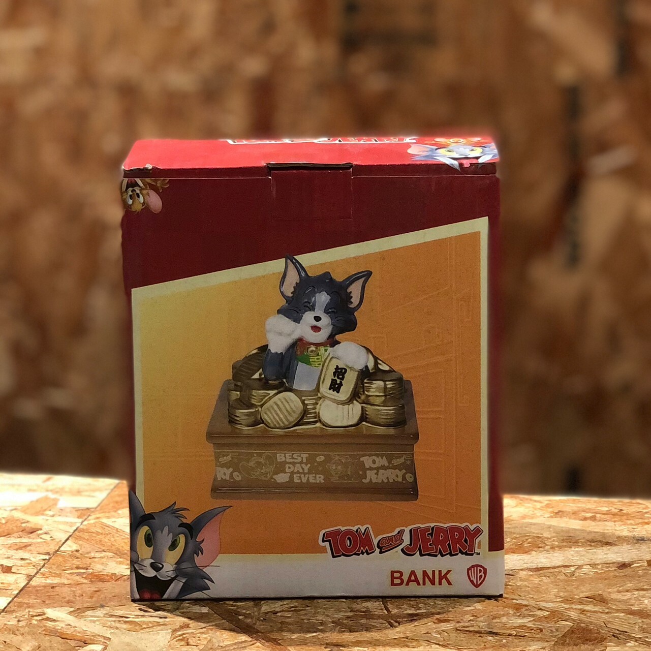 Tom and Jerry湯姆貓與傑利鼠 造型存錢筒 (招財貓)