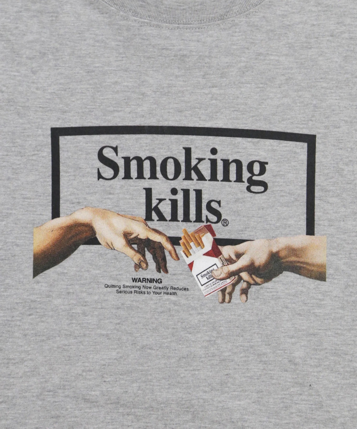 FR2 Can I bum a smoke Long sleeve T-shirt 灰色男女款FR2-4