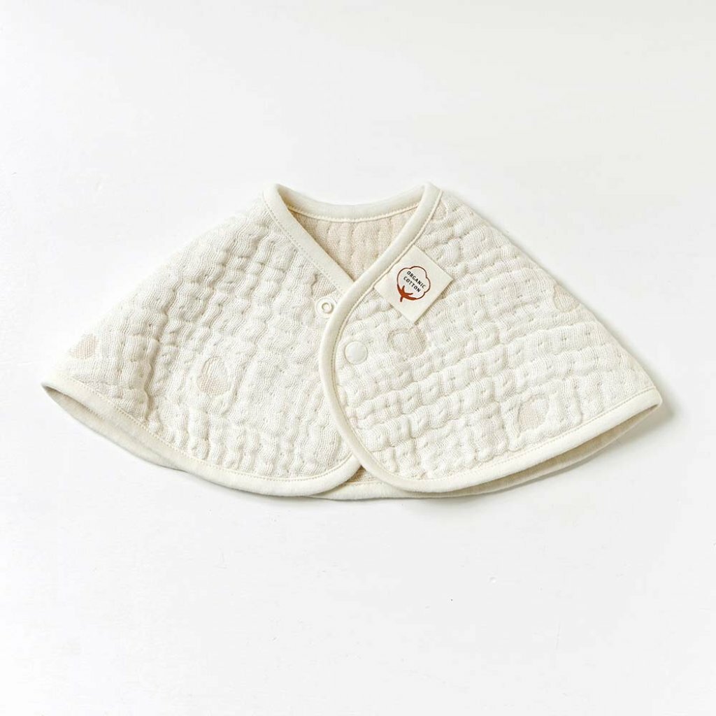 日本製 Hoppetta guri親親動物有機棉六重紗2-WAY肩膊墊-小象