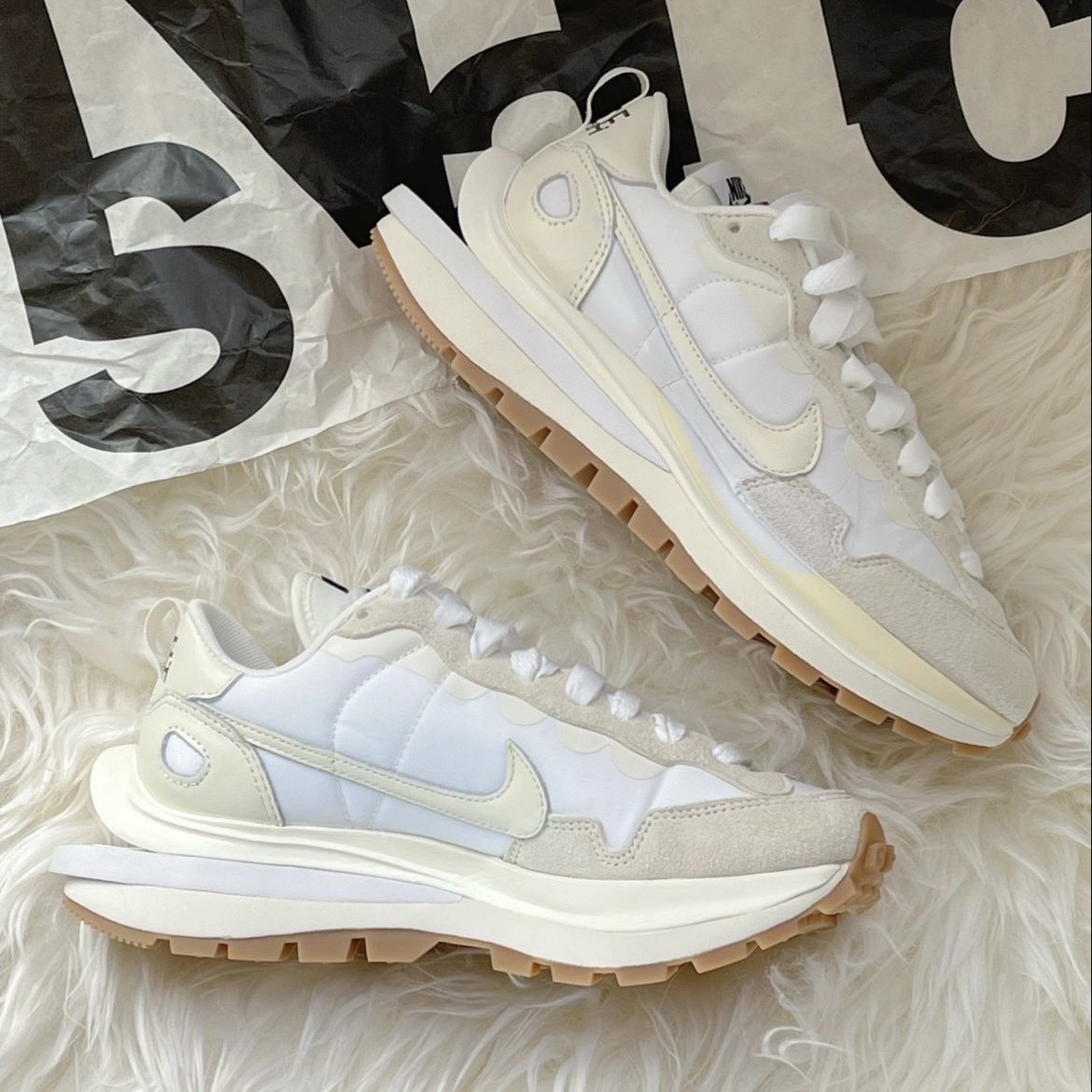 NIKE X SACAI VAPORWAFFLE 芝麻卡其全白DD1875-100 / 預購