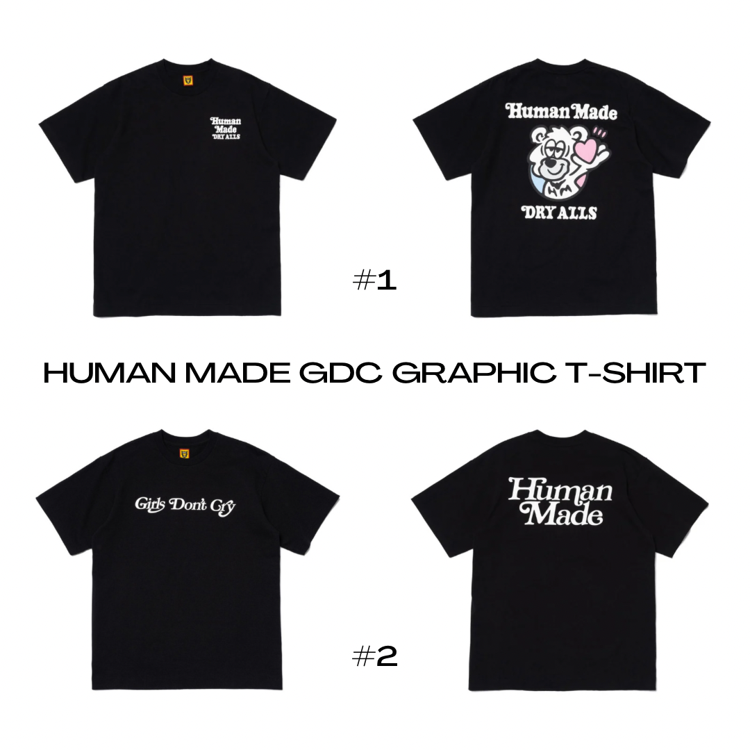 Human Made GDC Graphic T-Shirt #1 #2