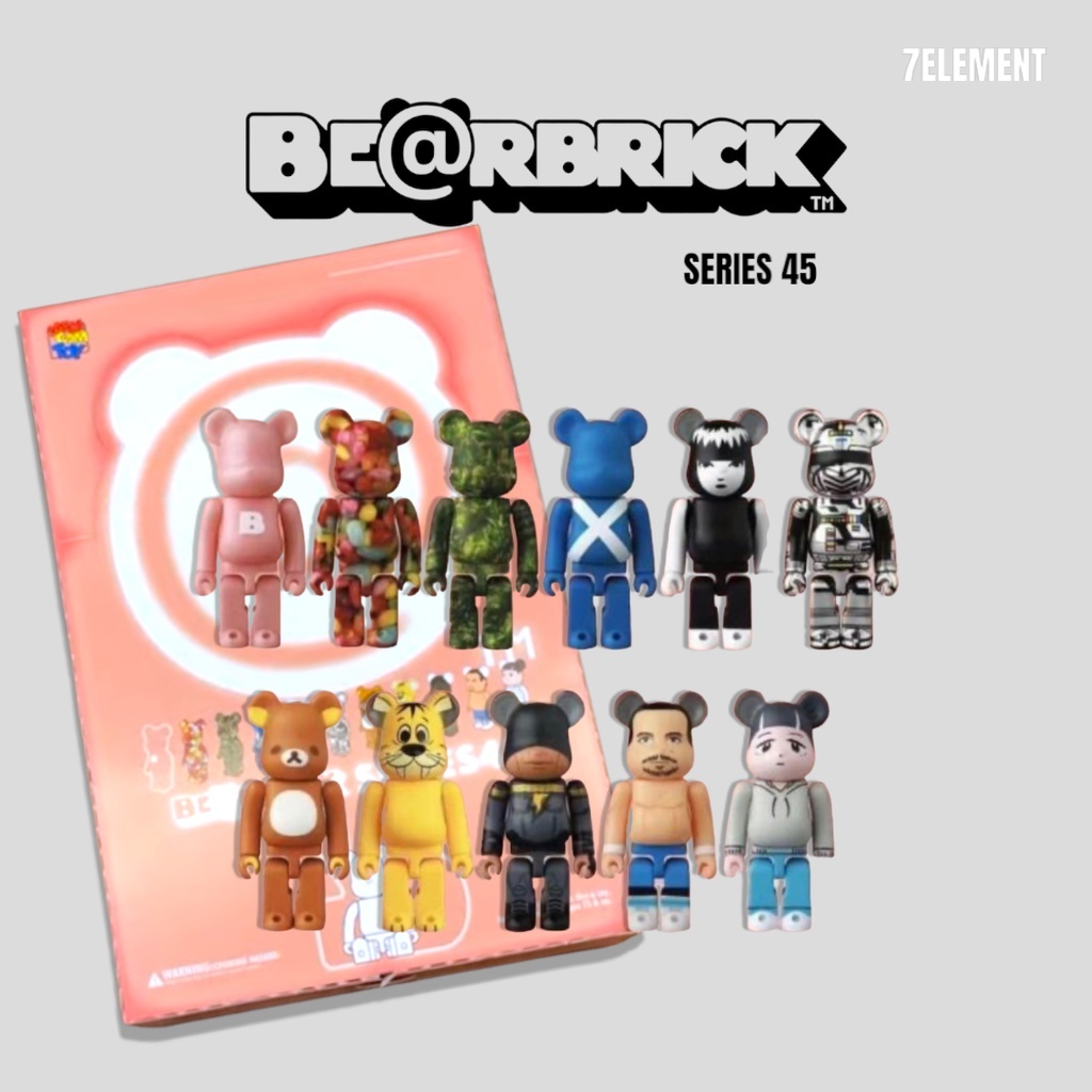 BE@RBRICK 庫柏力克熊  45代 盲盒盲抽[隨機出貨]