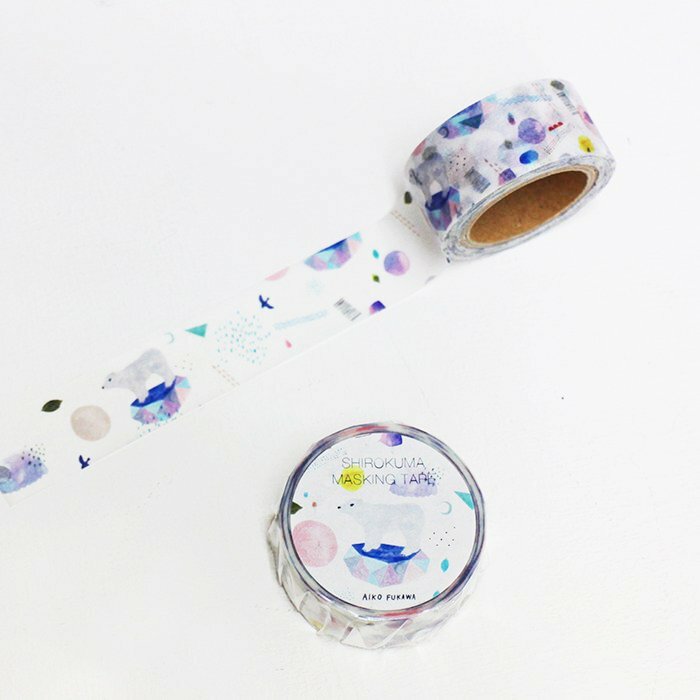 布川愛子-SHIROKUMA 紙膠帶/表現社/JAPAN