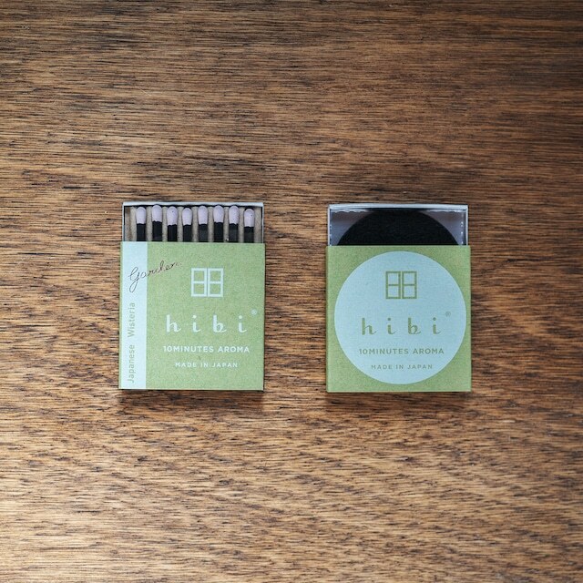 10分鐘香薰火柴 garden. 系列 (紫藤蘿 Japanese wisteria・8支裝)｜hibi