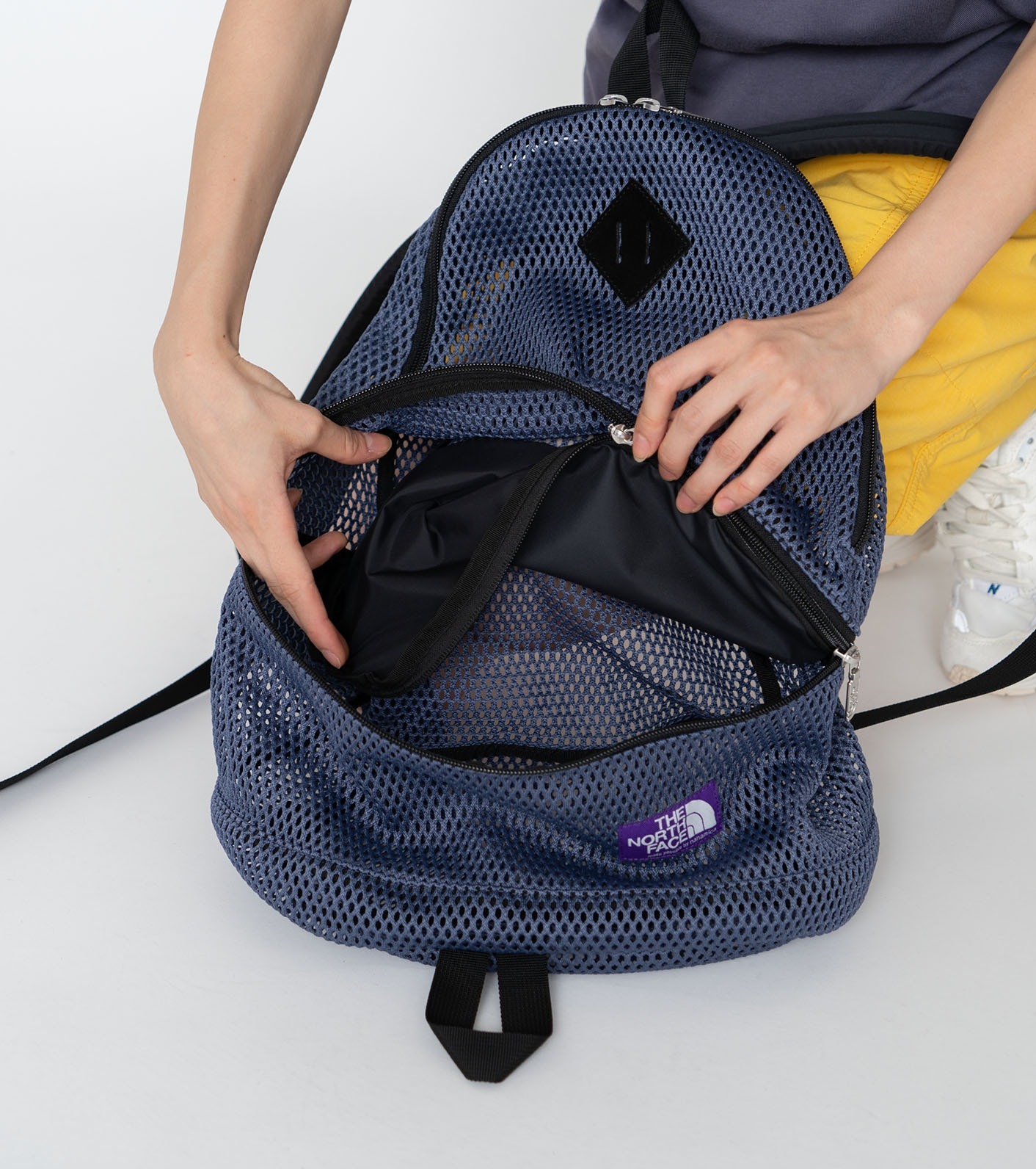 預購┃日本紫標THE NORTH FACE PURPLE LABEL Mesh Day Pack 網眼洞