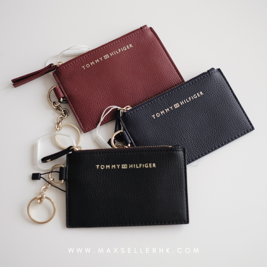 現貨｜3 色｜Tommy Hilfiger 拉鏈鎖扣卡套｜Tommy Hilfiger Cardholder