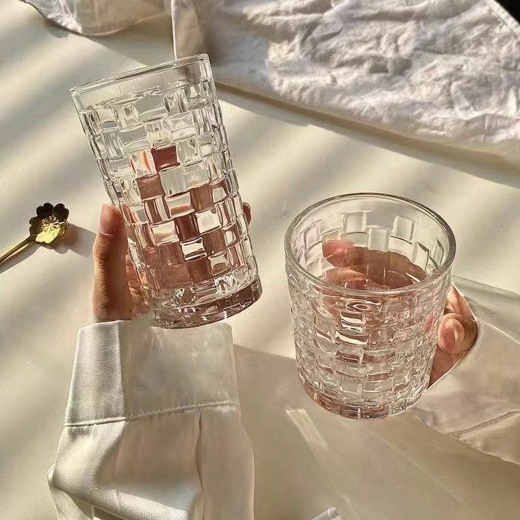 《1962》清新森系編織玻璃水杯